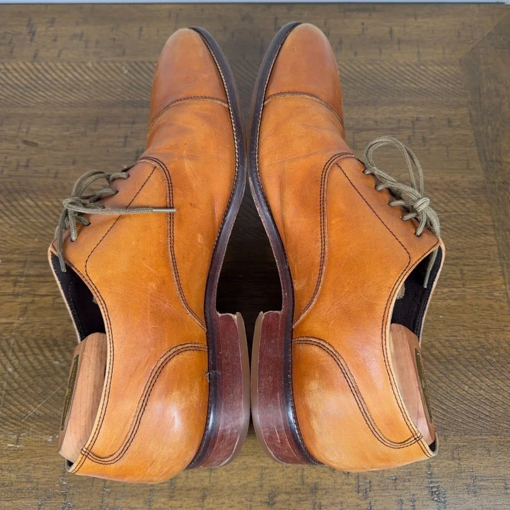 Cole Haan Shoes Mens US 11.5 M‎ Brown Williams Cap Toe Lace Up Leather Oxford